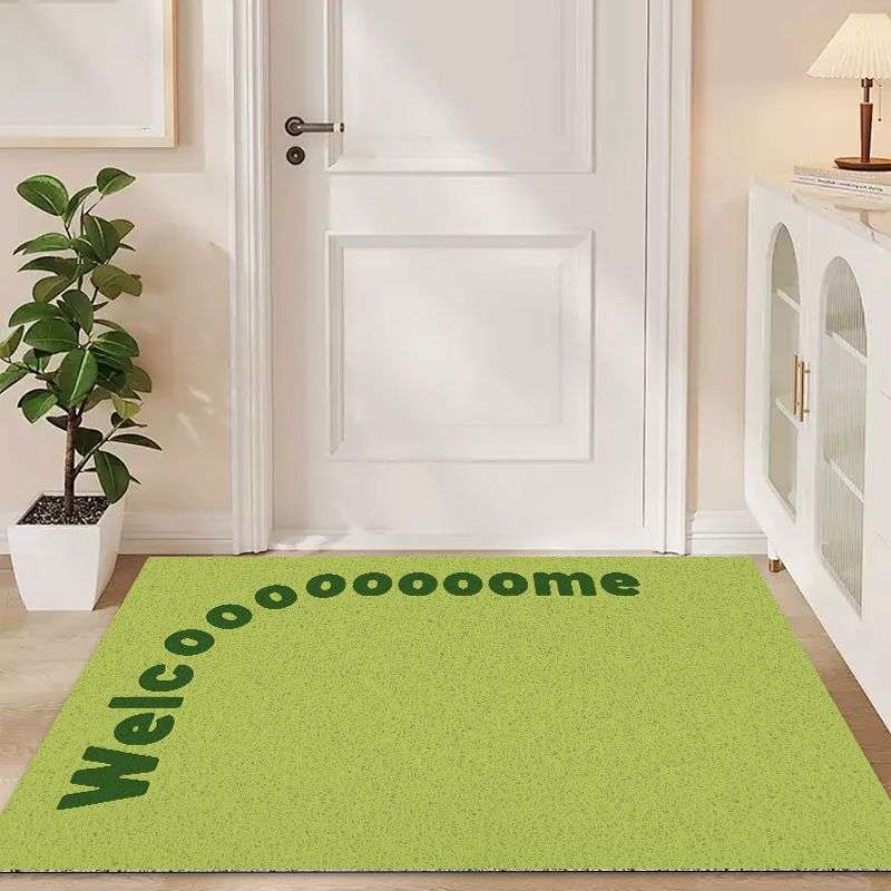 カラフルなwelcomeマット