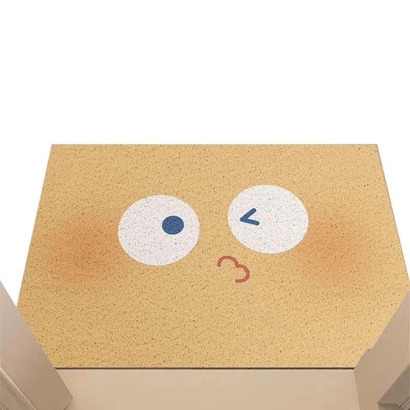 表情が変わる玄関マット