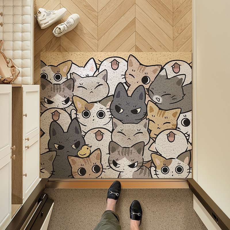 猫好きにための猫だらけマット