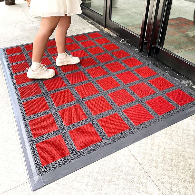 格子状外用玄関マット