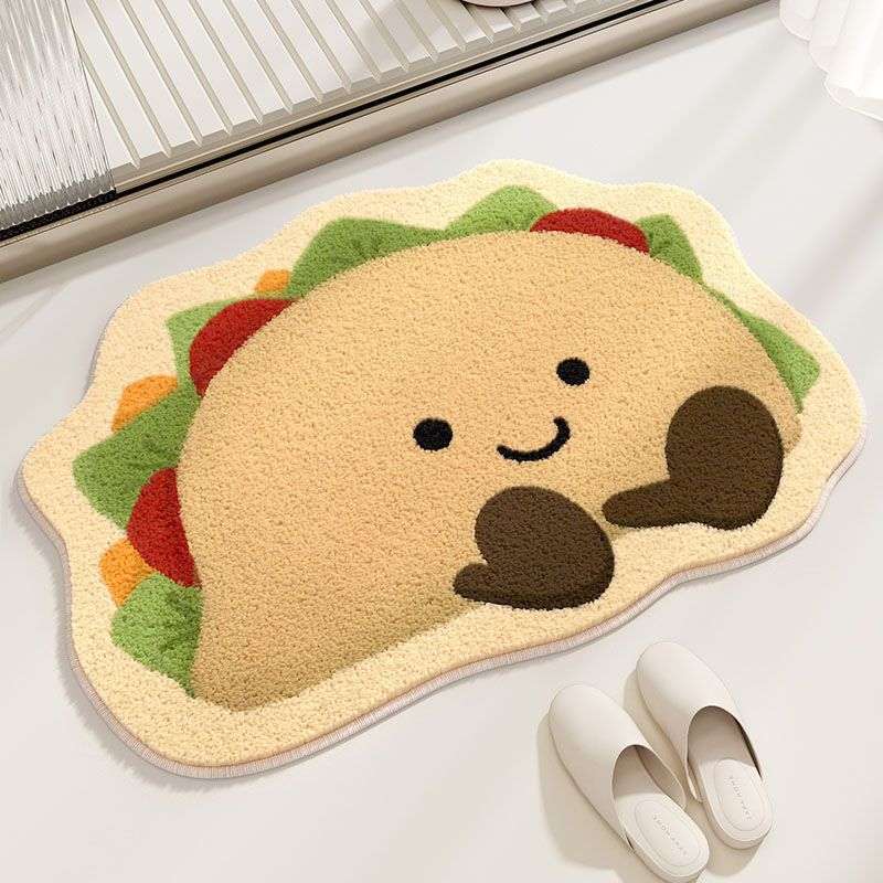 にこにこパン型マット