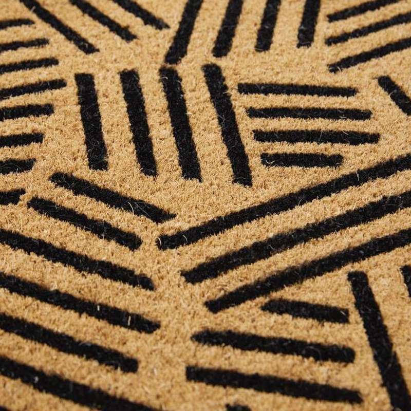 幾何学模様のココヤシマット