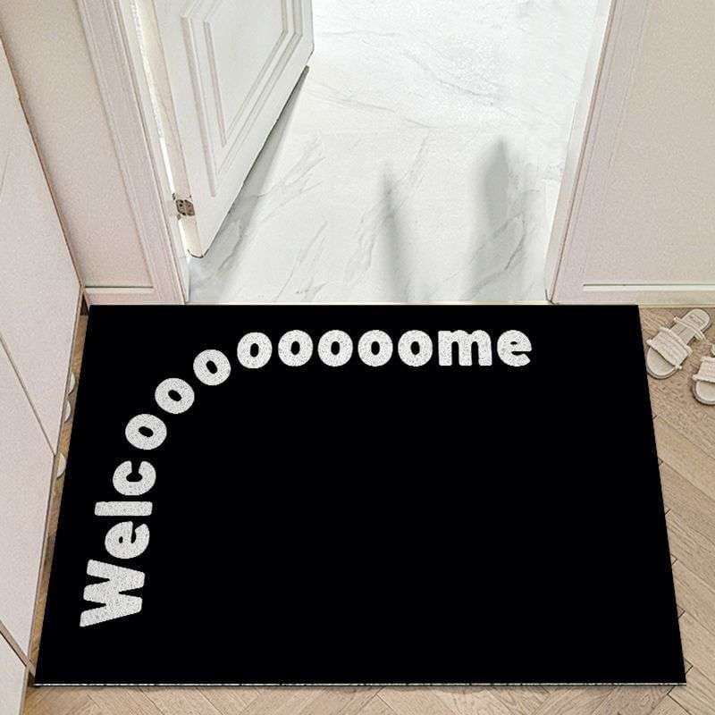 カラフルなwelcomeマット