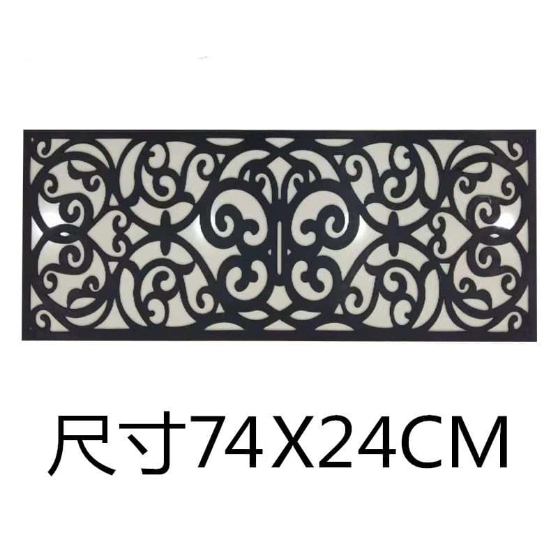 【屋外用】アイアン調玄関マット