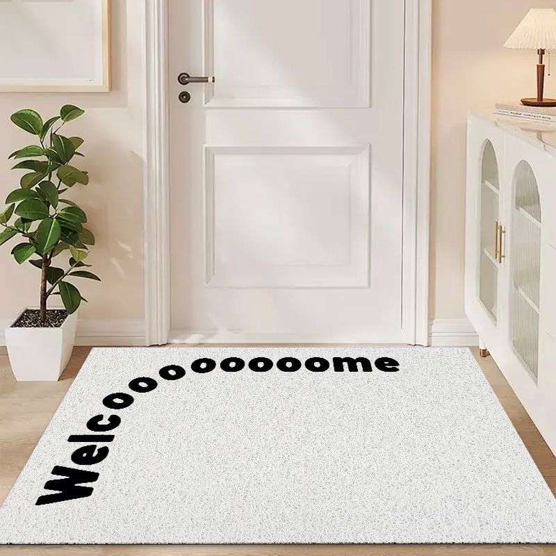 カラフルなwelcomeマット