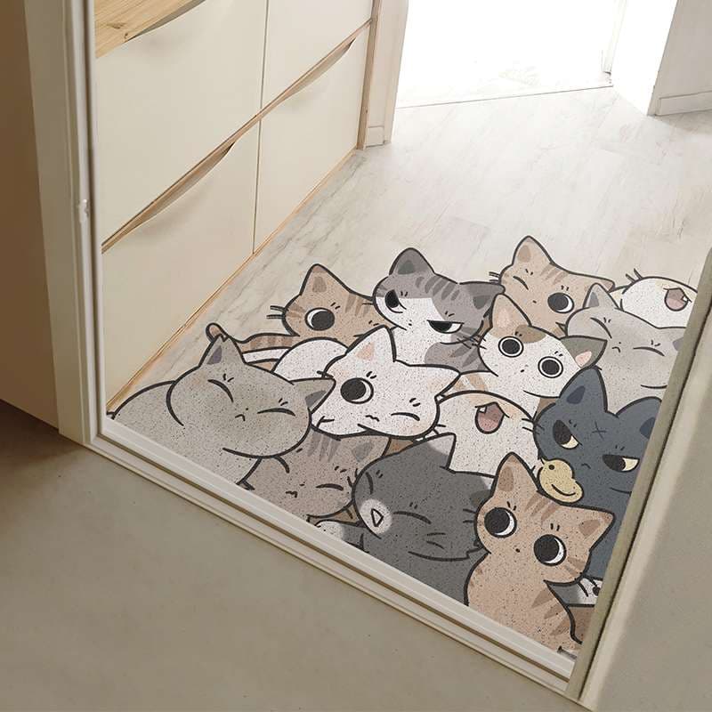 猫好きにための猫だらけマット