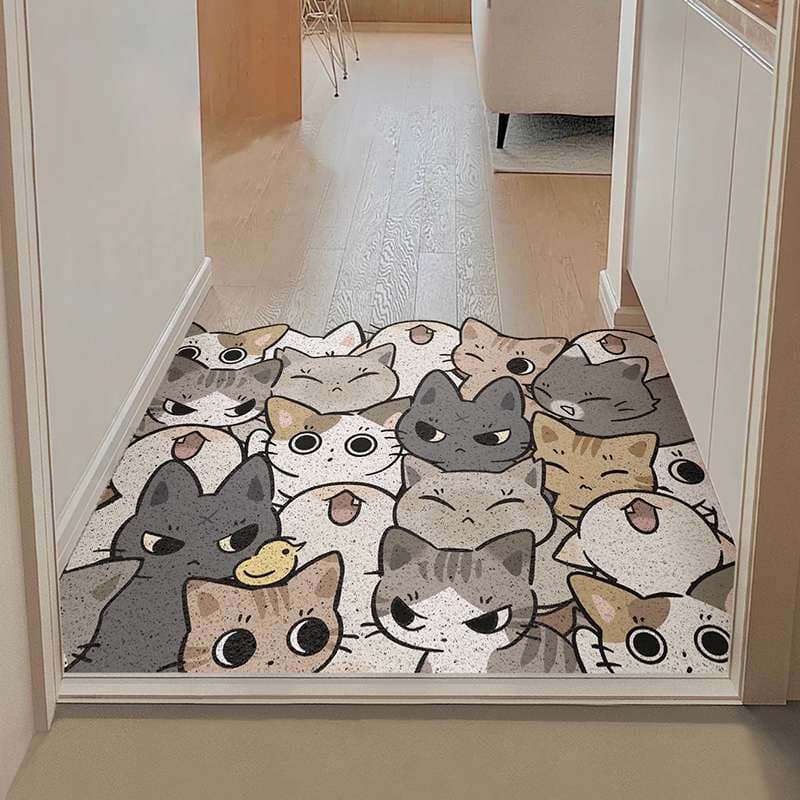 猫好きにための猫だらけマット