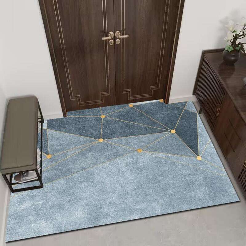 モダン幾何学模様のアートマット