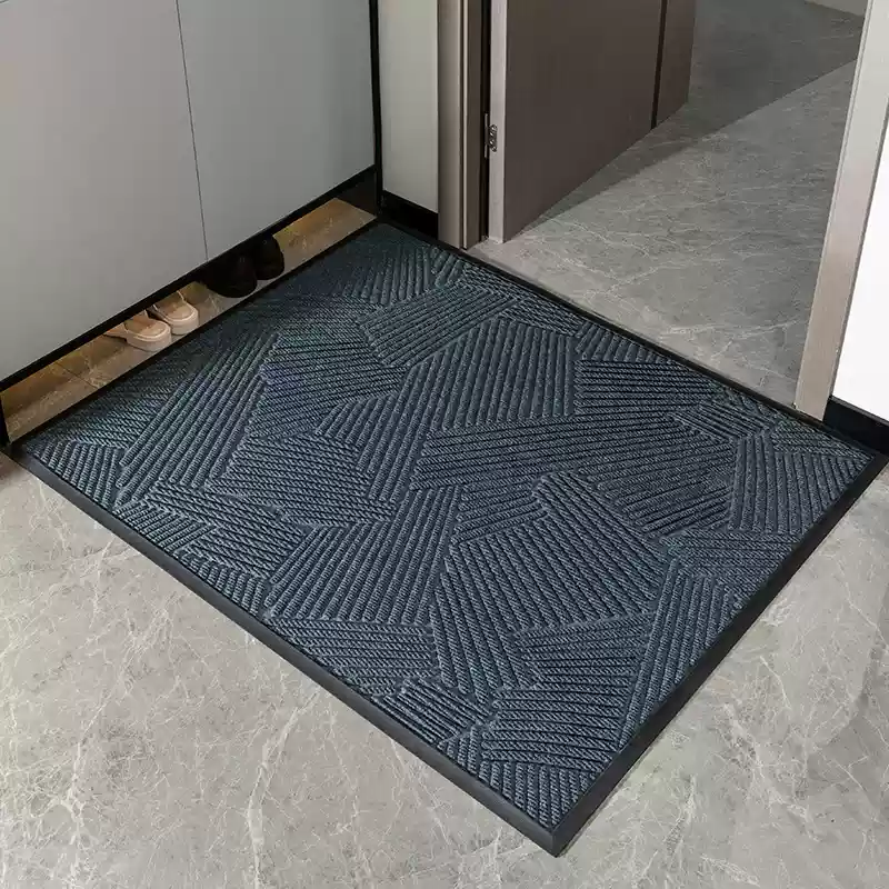 特殊カットの高級玄関マット